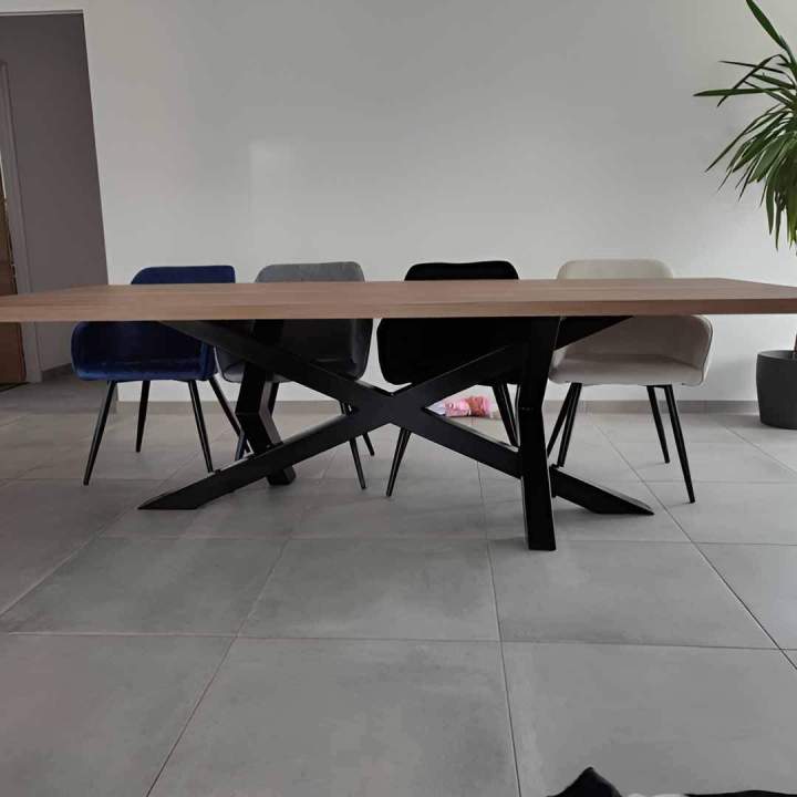 table à manger en métal sur mesure Montluçon